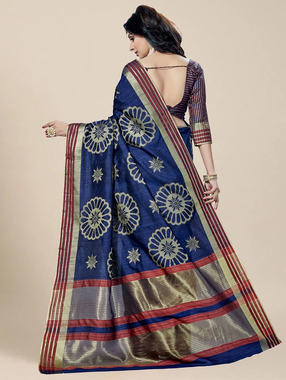 women self design banarasi saree with blouse - 21318684 - Standard Image - 1