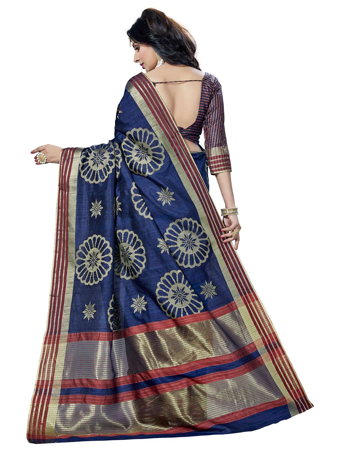 women self design banarasi saree with blouse - 21318685 -  Standard Image - 1