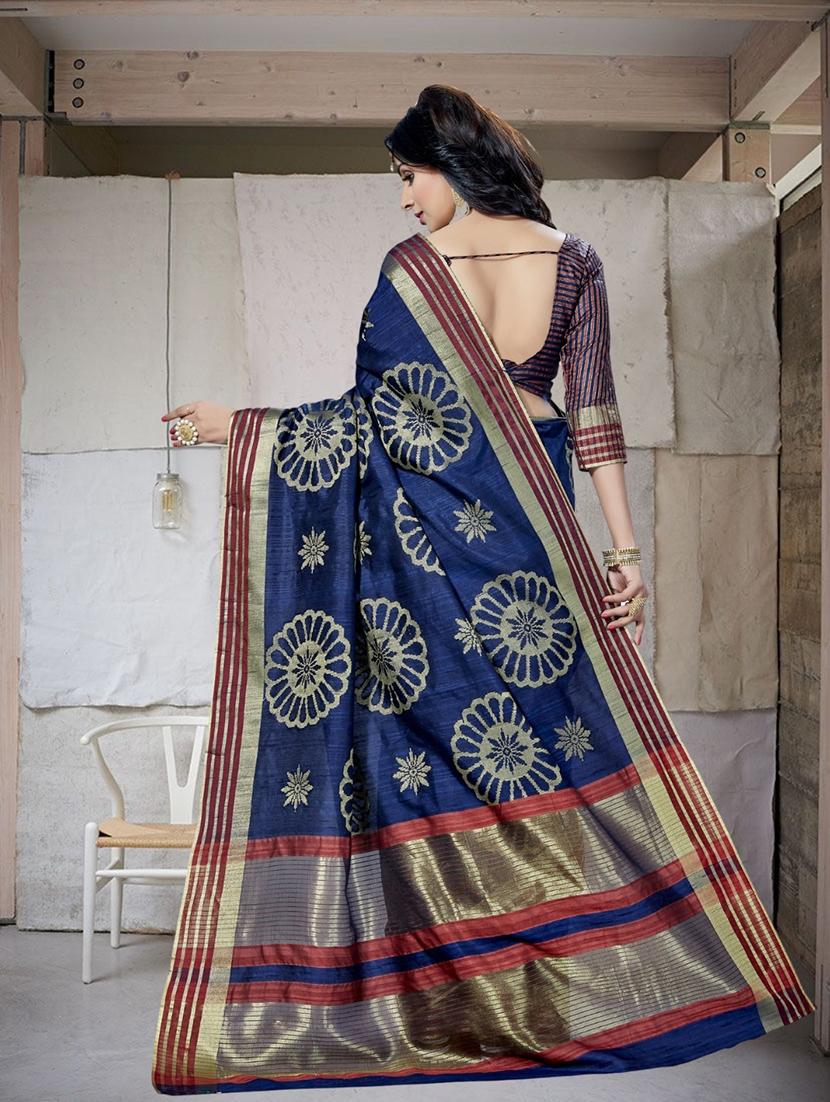 women self design banarasi saree with blouse - 21318686 - Standard Image - 1