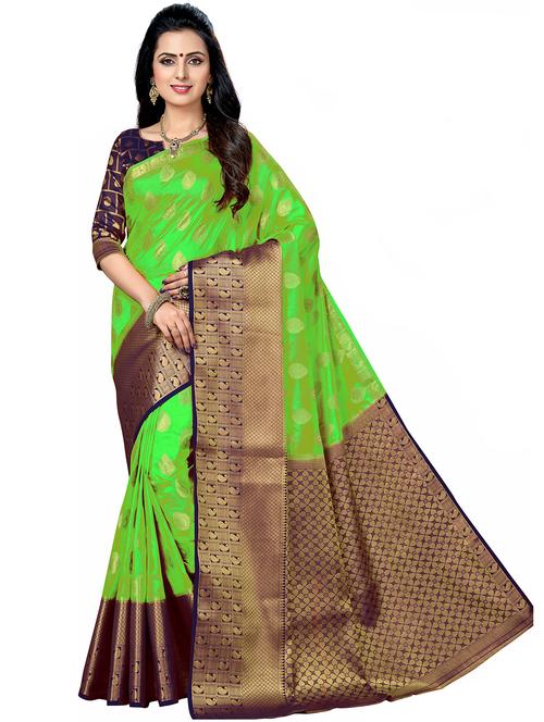 women self design banarasi saree with blouse - 21318689 -  Standard Image - 0