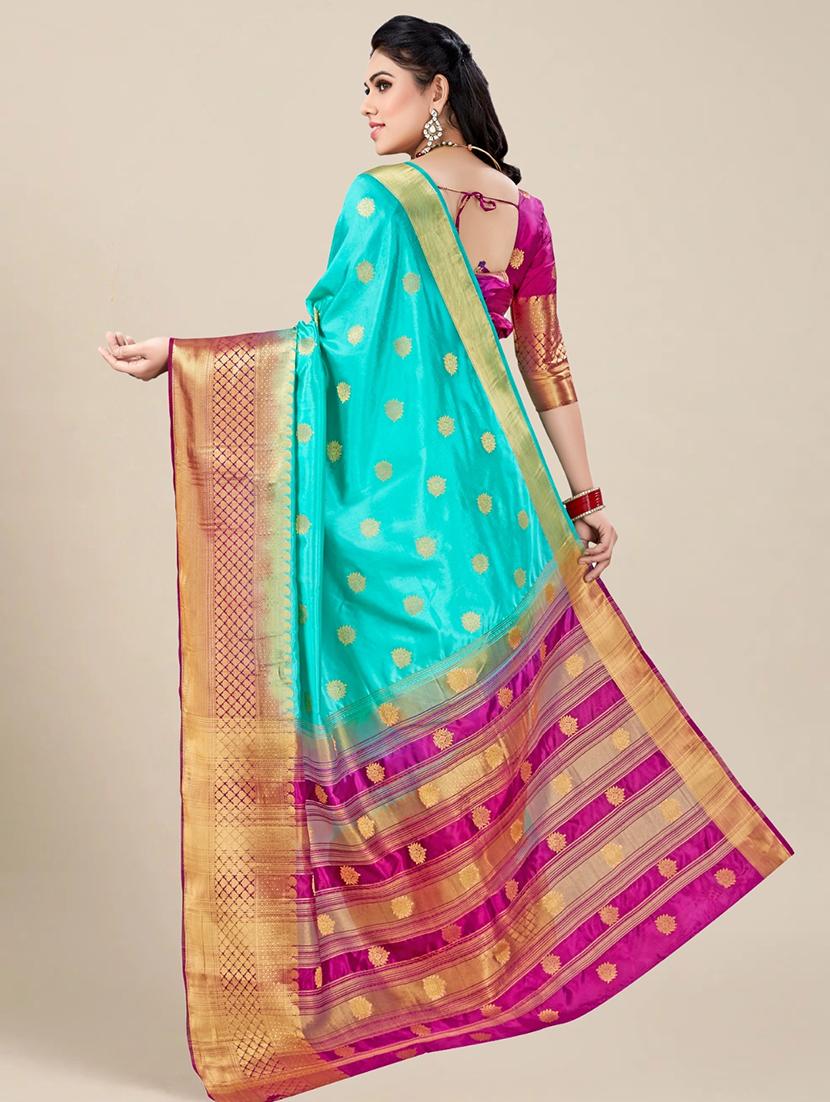 women self design banarasi saree with blouse - 21318693 - Standard Image - 1