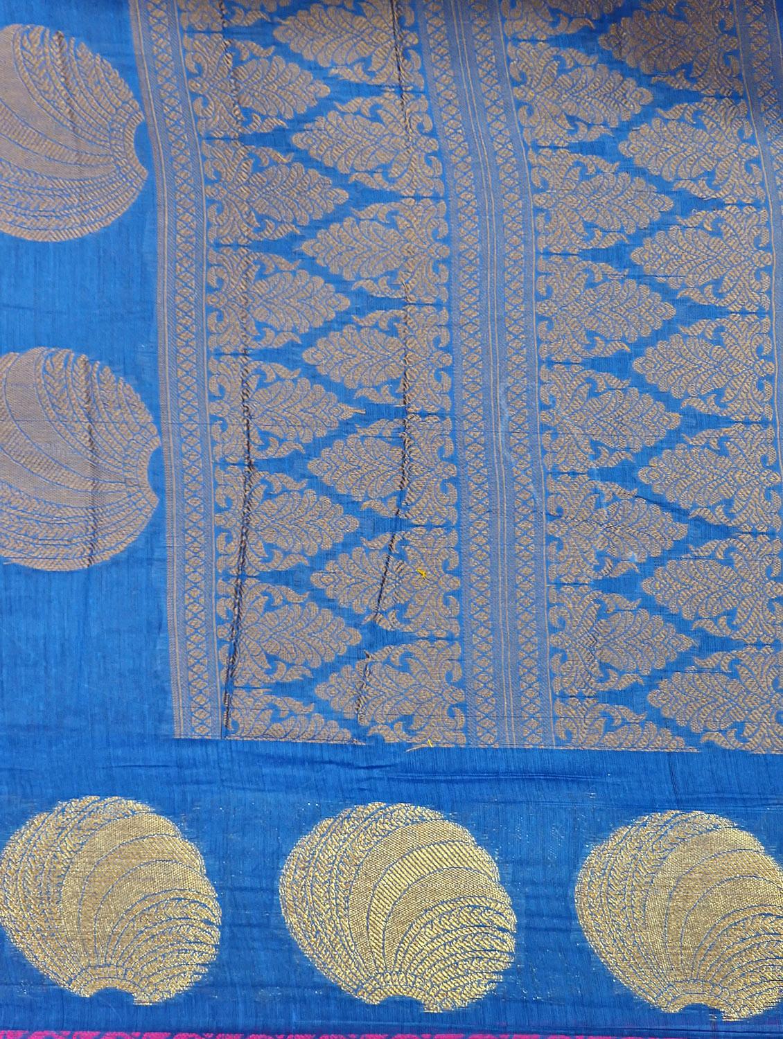 women self design handloom saree with blouse - 21318730 - Standard Image - 4