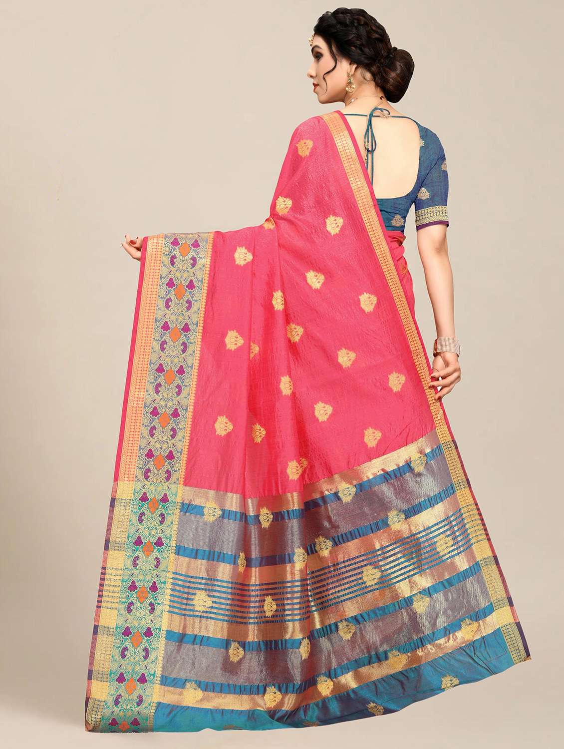 women self design banarasi saree with blouse - 21318769 -  Standard Image - 1