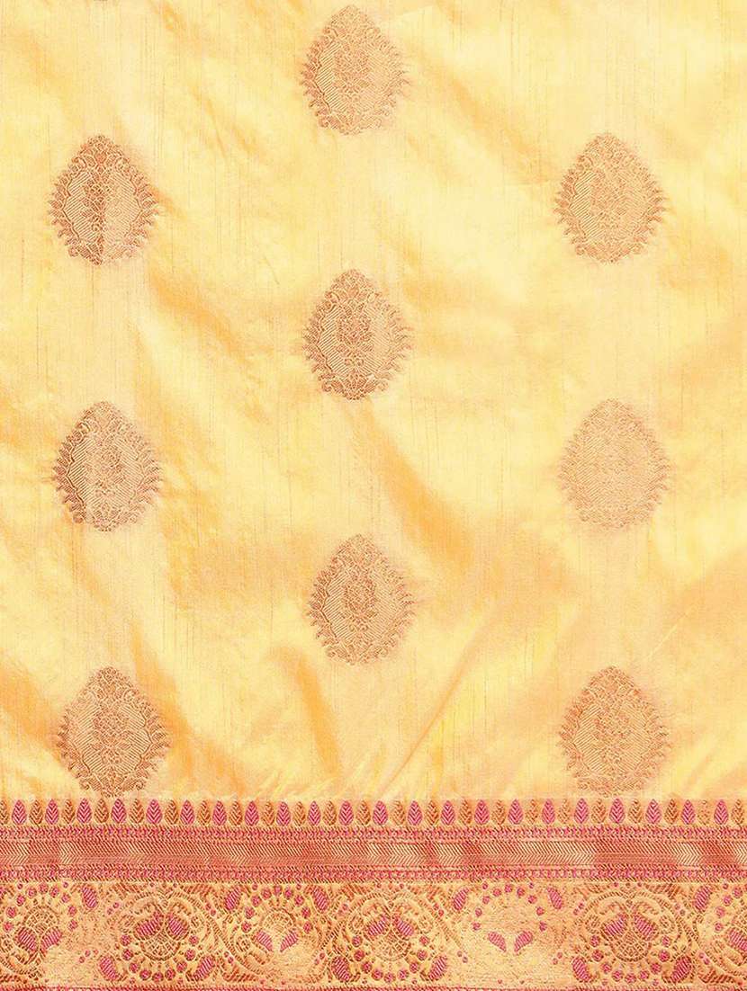 women self design zari work saree with blouse - 21318861 -  Standard Image - 4
