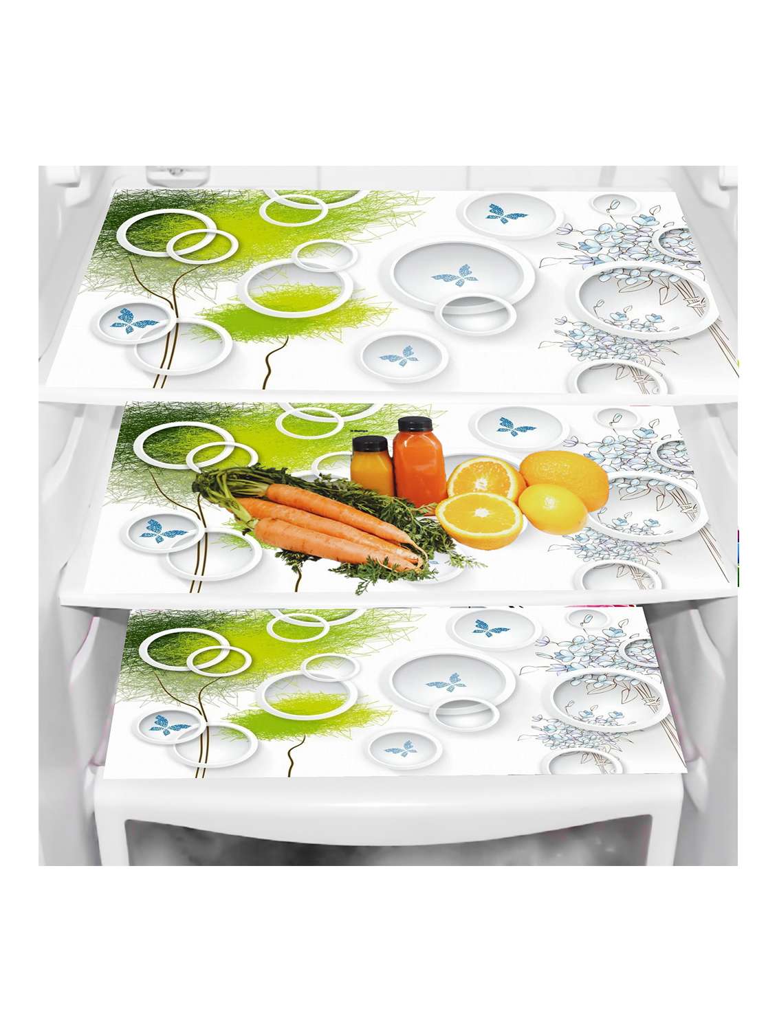 set of printed fridge mats  - 21319573 -  Standard Image - 1