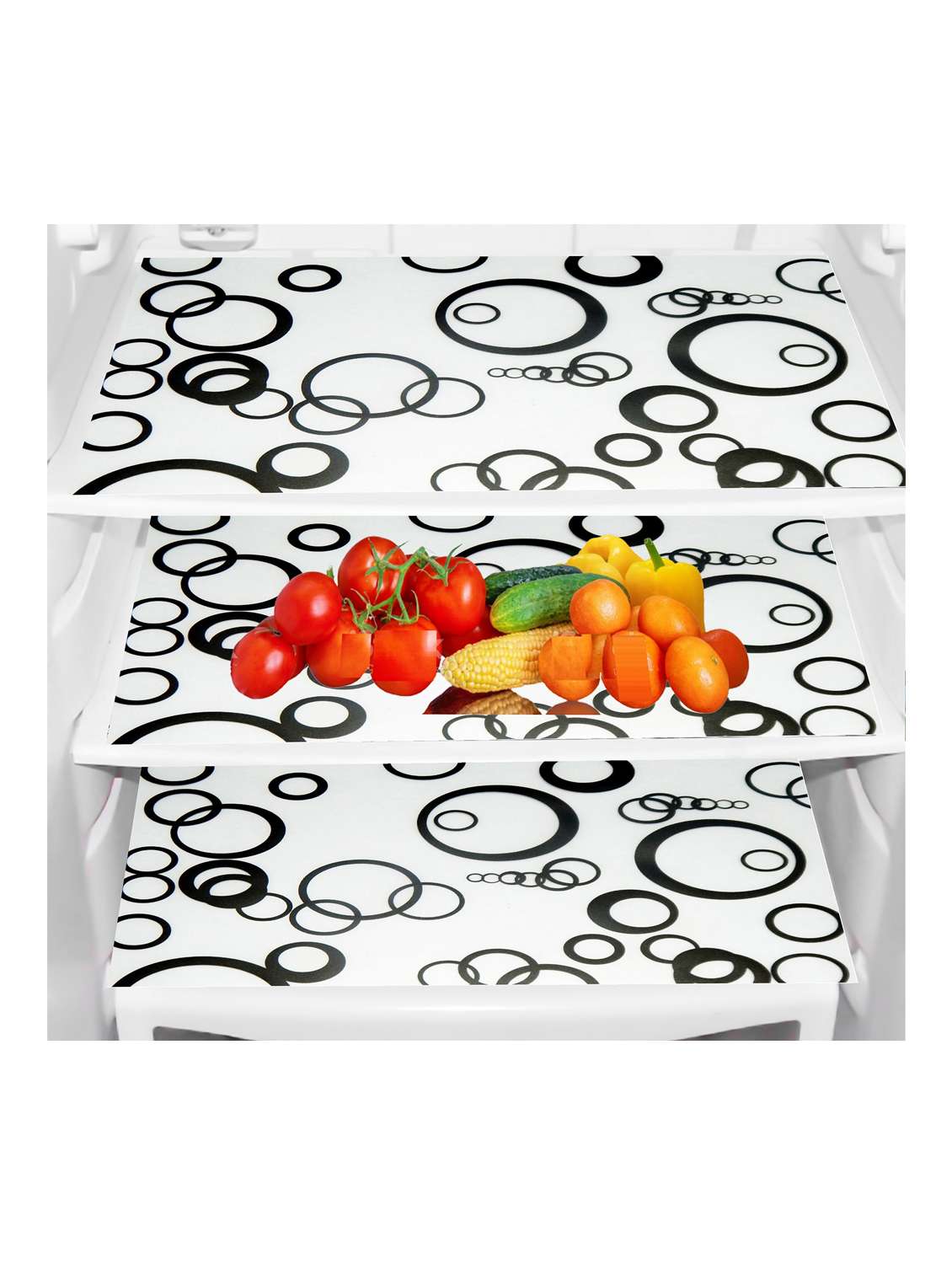 set of printed fridge mats  - 21319603 -  Standard Image - 1