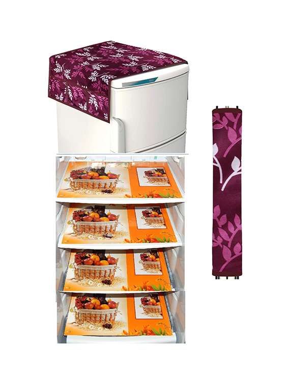 set of printed fridge mats  - 21319614 -  Standard Image - 1
