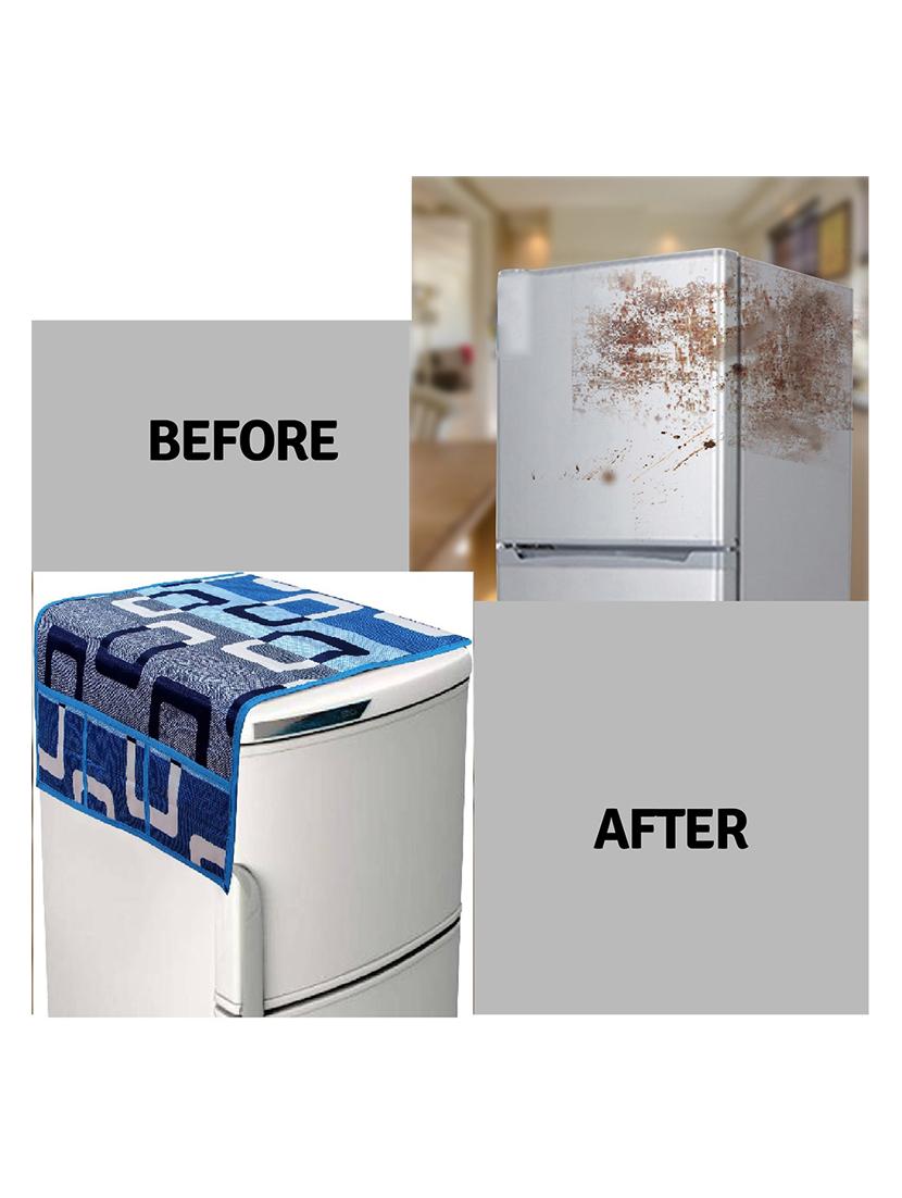set of printed fridge mats with top cover - 21319714 - Standard Image - 1