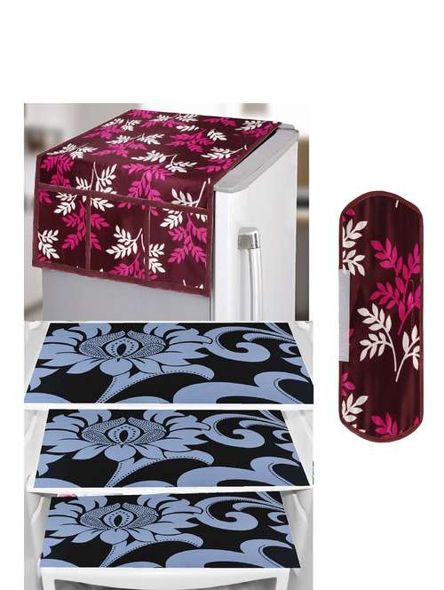 Fridge Top Cover With 3 Mats