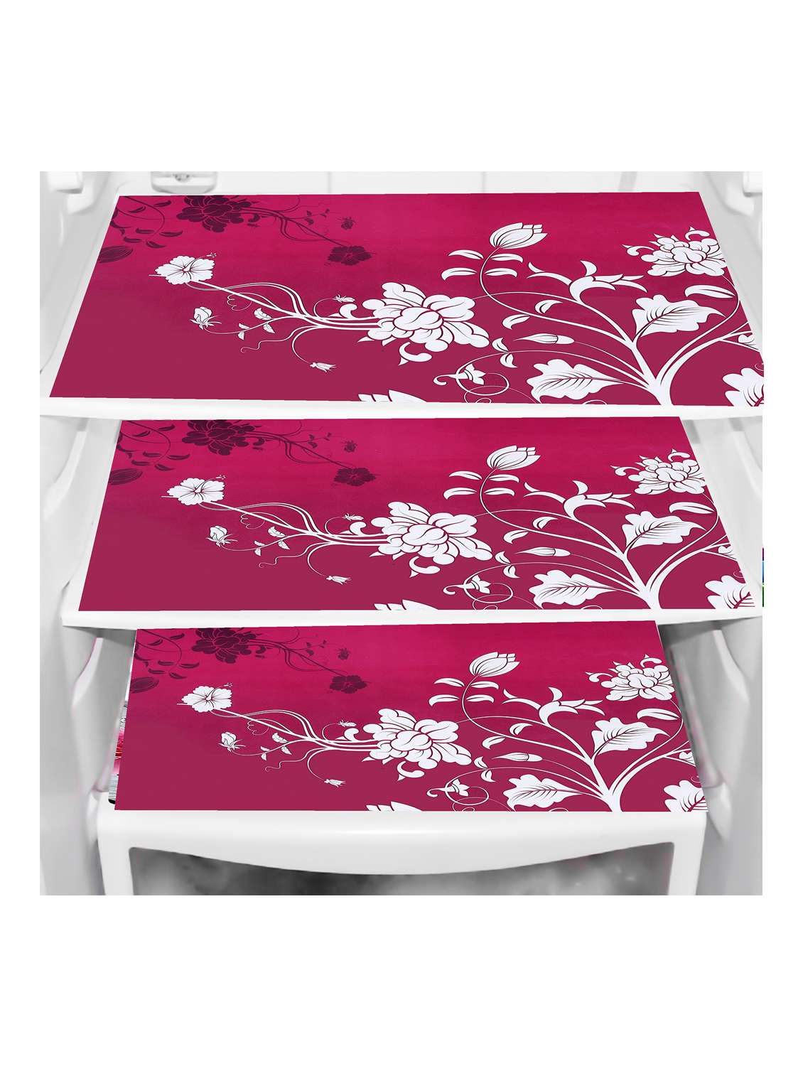 set of printed fridge mats with top cover - 21319812 -  Standard Image - 1