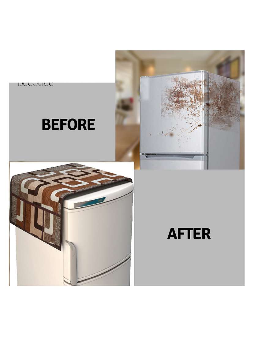 set of printed fridge mats with top cover - 21319880 -  Standard Image - 1