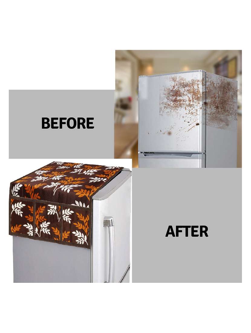set of printed fridge mats with top cover - 21319883 -  Standard Image - 1