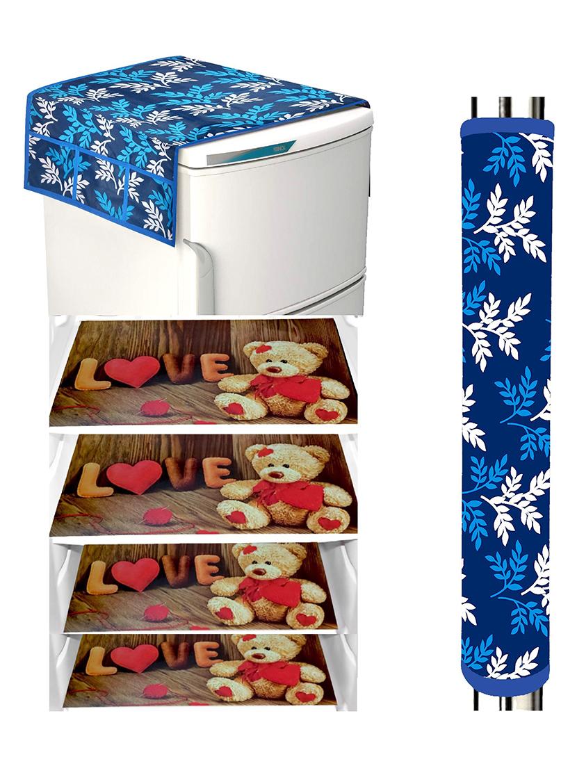 set of printed fridge mats with cover - 21319938 - Standard Image - 4