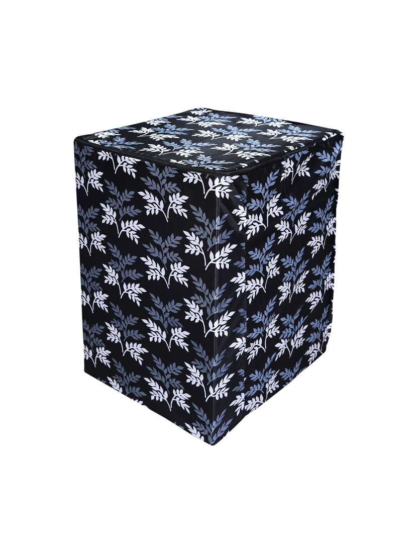 revexo top loading washing machine  cover (width: 55 cm, black, white)