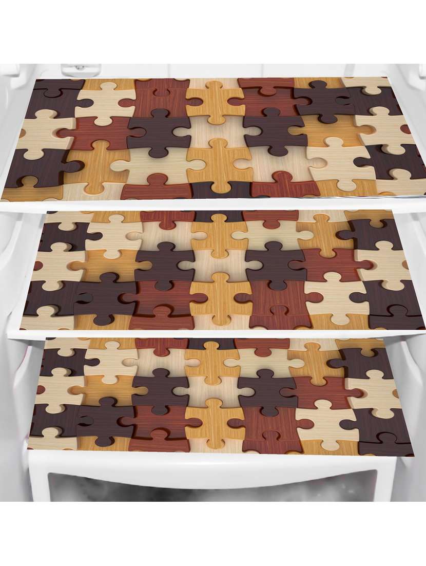 set of printed fridge mats with cover - 21320065 -  Standard Image - 1