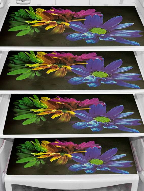 set of printed fridge mats with cover - 21320095 -  Standard Image - 1