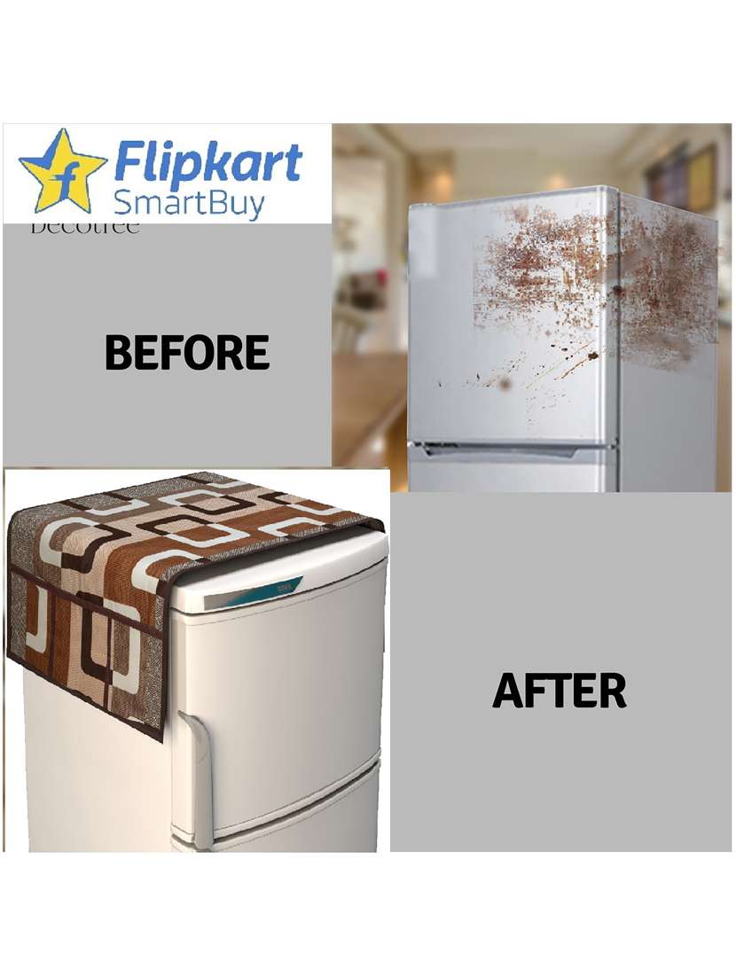 set of printed fridge mats with top cover - 21320096 -  Standard Image - 1