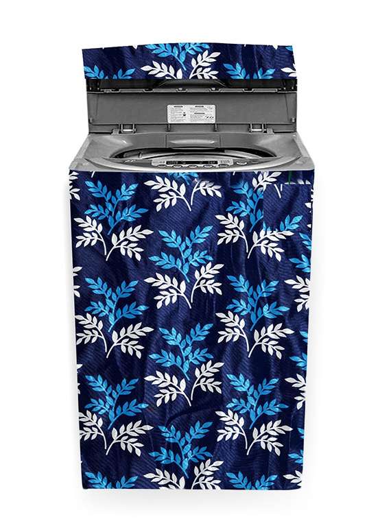 top loading washing machine  cover (width: 55 cm, blue)
