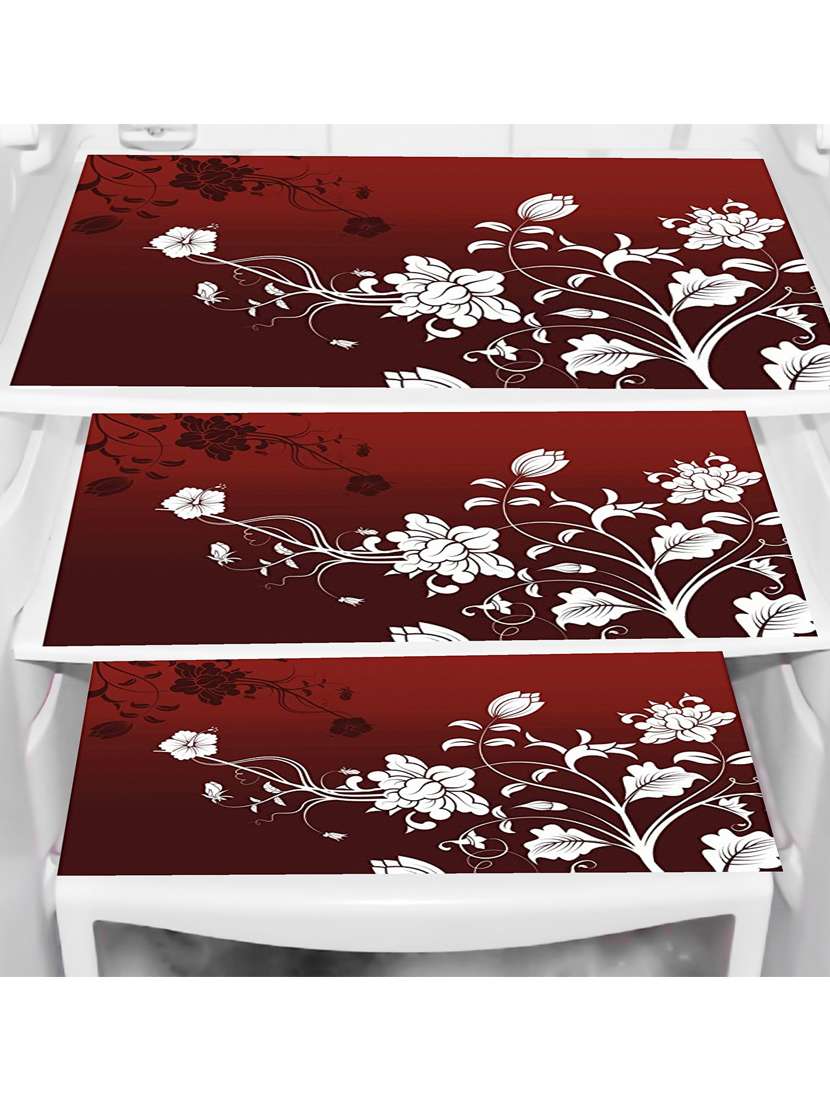 set of printed fridge mats with cover - 21320133 -  Standard Image - 1