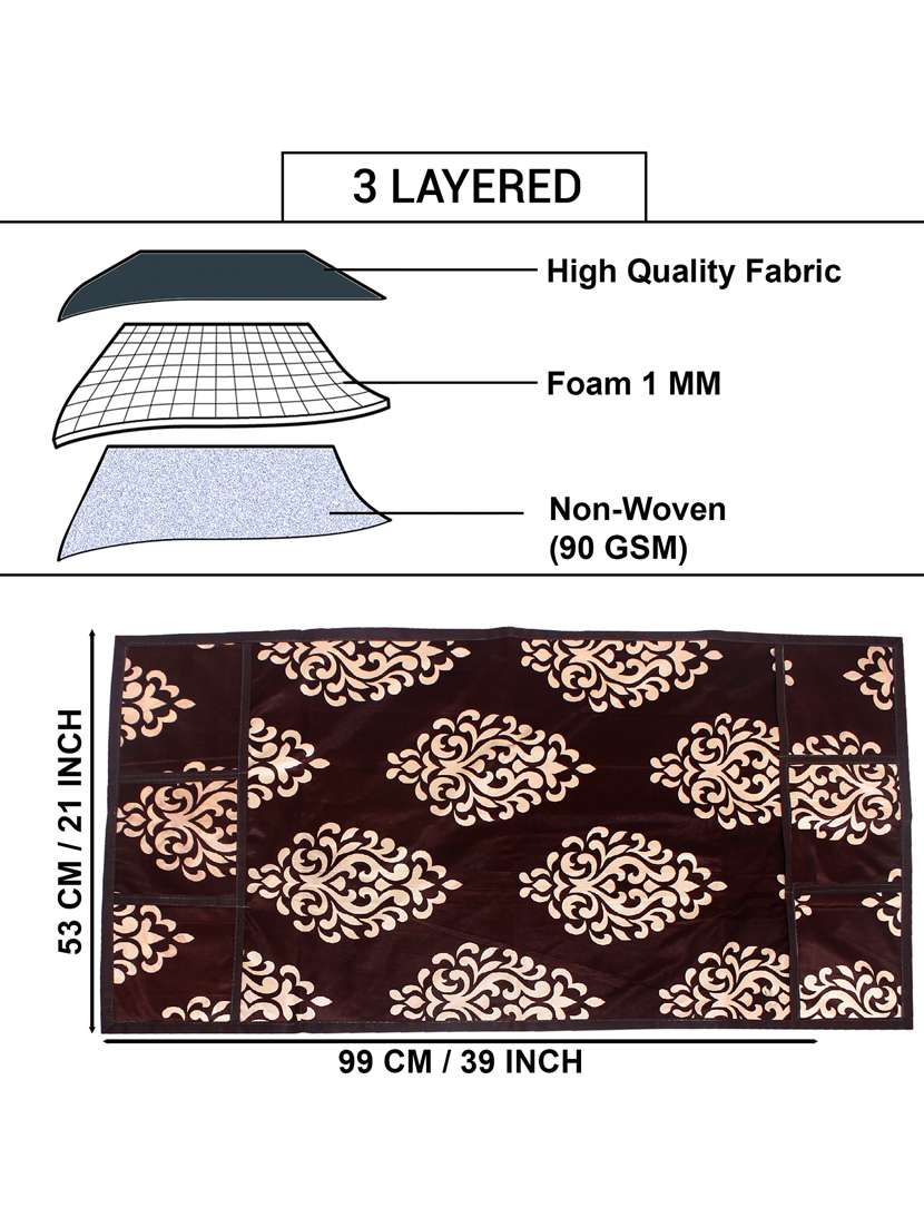 set of printed fridge mats with cover - 21320136 -  Standard Image - 1