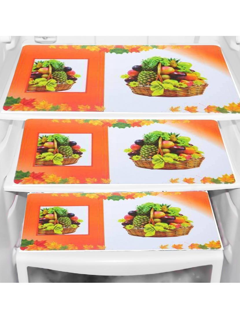 set of printed fridge mats (width: 44 cm) with cover - 21320191 - Standard Image - 1