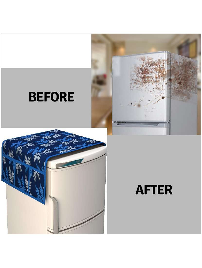 set of printed fridge mats with top cover - 21320207 -  Standard Image - 1