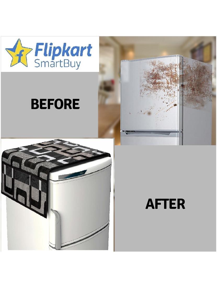 set of printed fridge mats with top cover - 21320216 - Standard Image - 1
