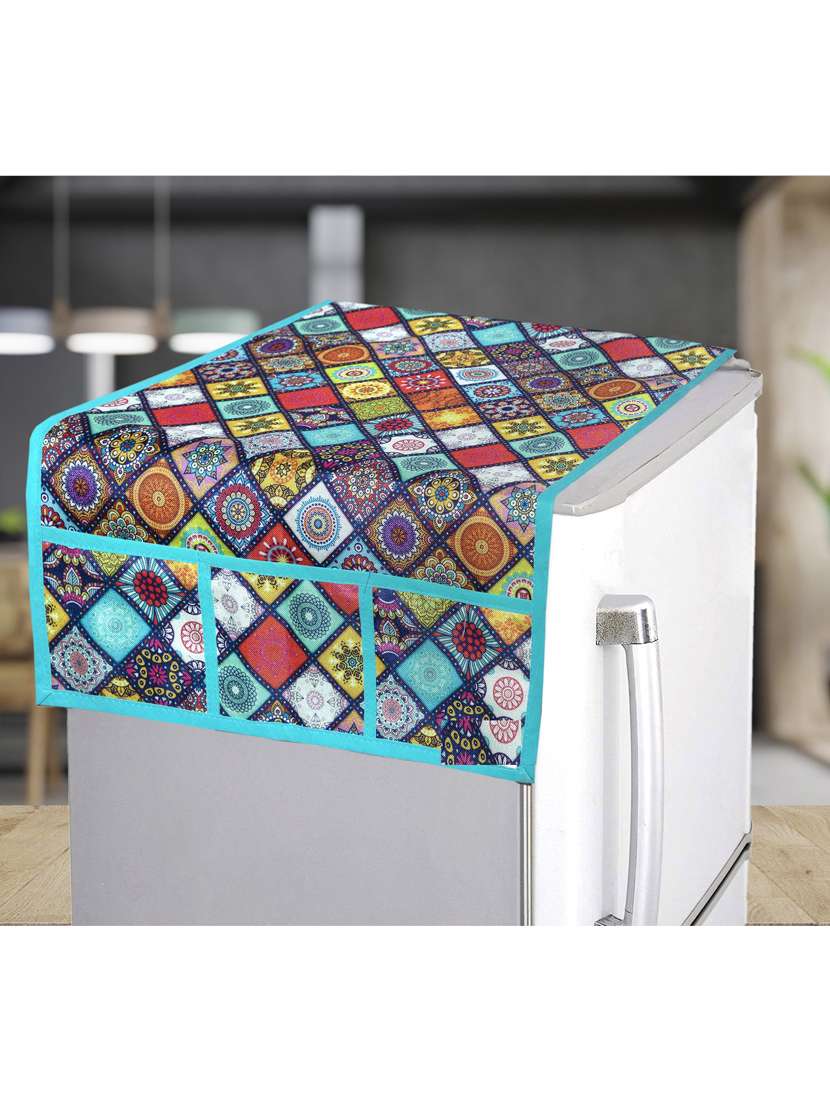 set of printed fridge mats with top cover - 21320229 -  Standard Image - 1