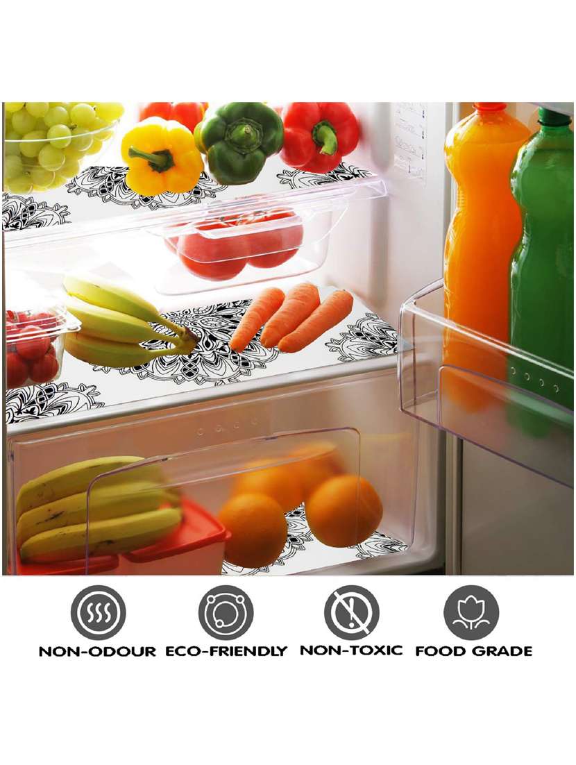set of printed fridge mats with top cover - 21320313 -  Standard Image - 1