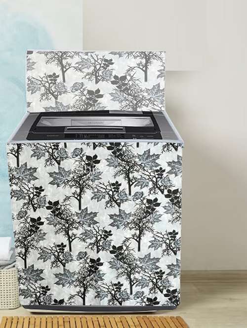 Revexo Top Loading Washing Machine  Cover (Width: 55 Cm, White)