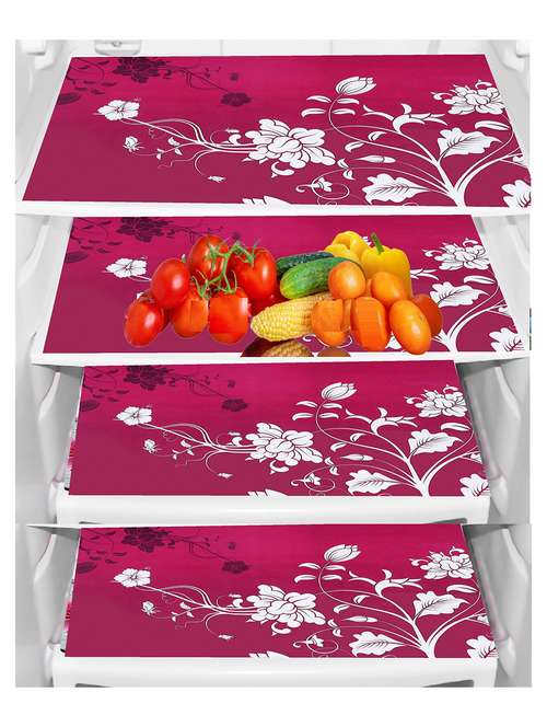 Set Of Printed Fridge Mats 
