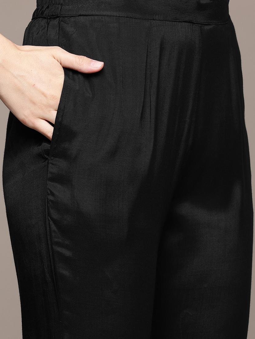 women three quarter sleeve kurta pant with dupatta set - 21320638 - Standard Image - 4