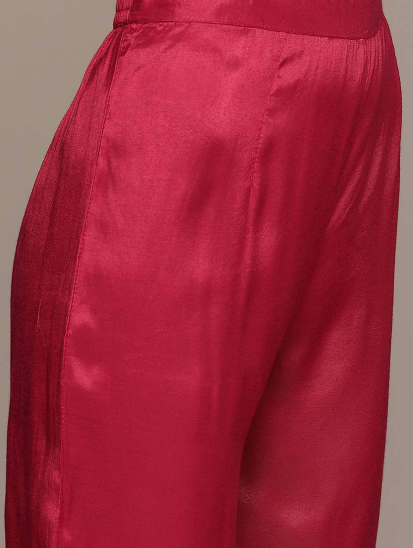 women three quarter sleeve kurta pant with dupatta set - 21320672 -  Standard Image - 4