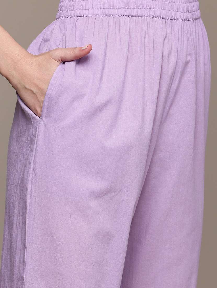 women three quarter sleeve kurta pant with dupatta set - 21320716 -  Standard Image - 4