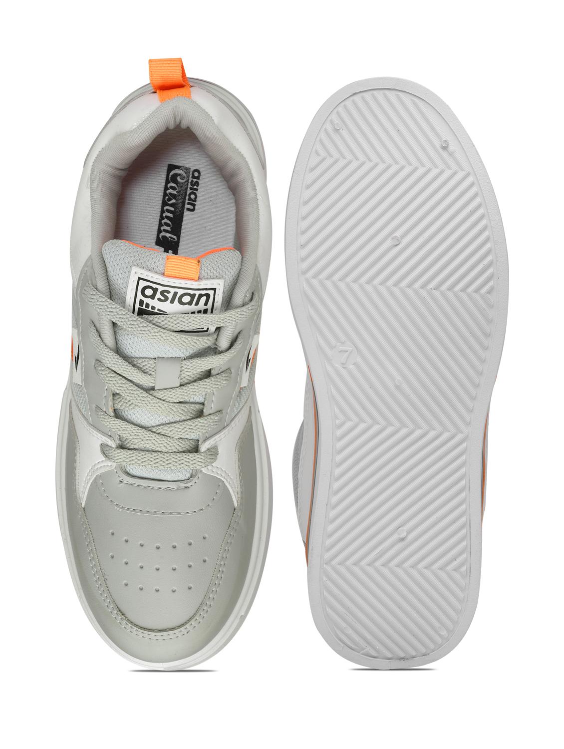 men solid lace up sneakers - 21321561 - Standard Image - 4