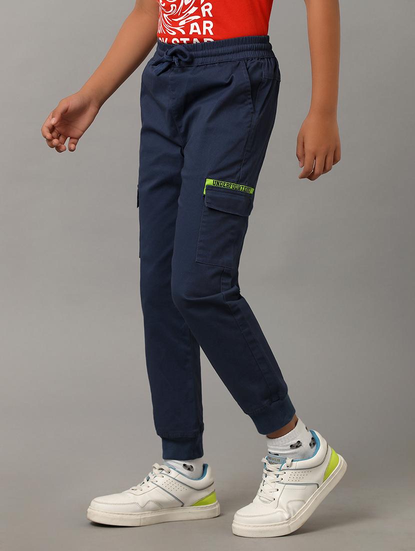 boys solid casual jogger - 21321615 - Standard Image - 1
