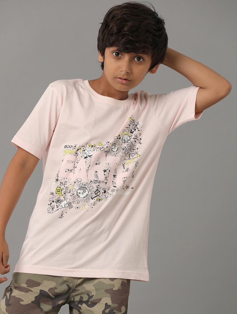 peach cotton tshirt - 21321699 - Standard Image - 1