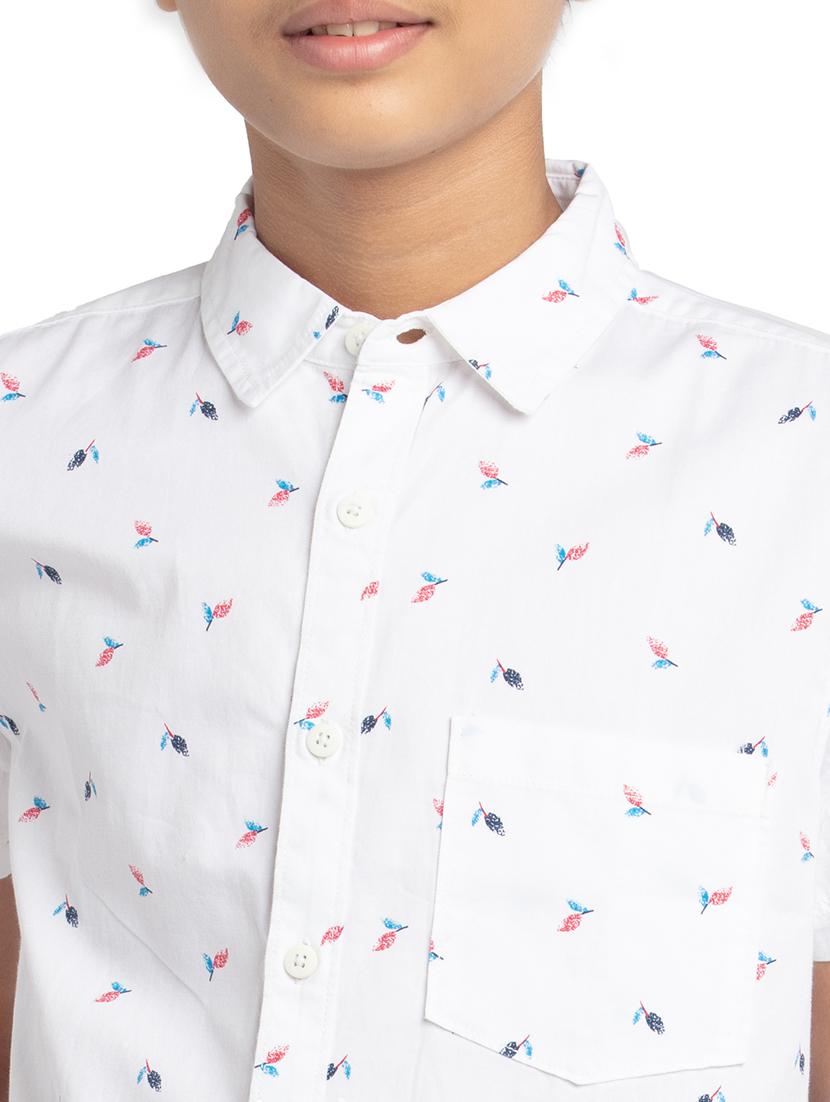 boys printed casual shirt - 21321822 - Standard Image - 4