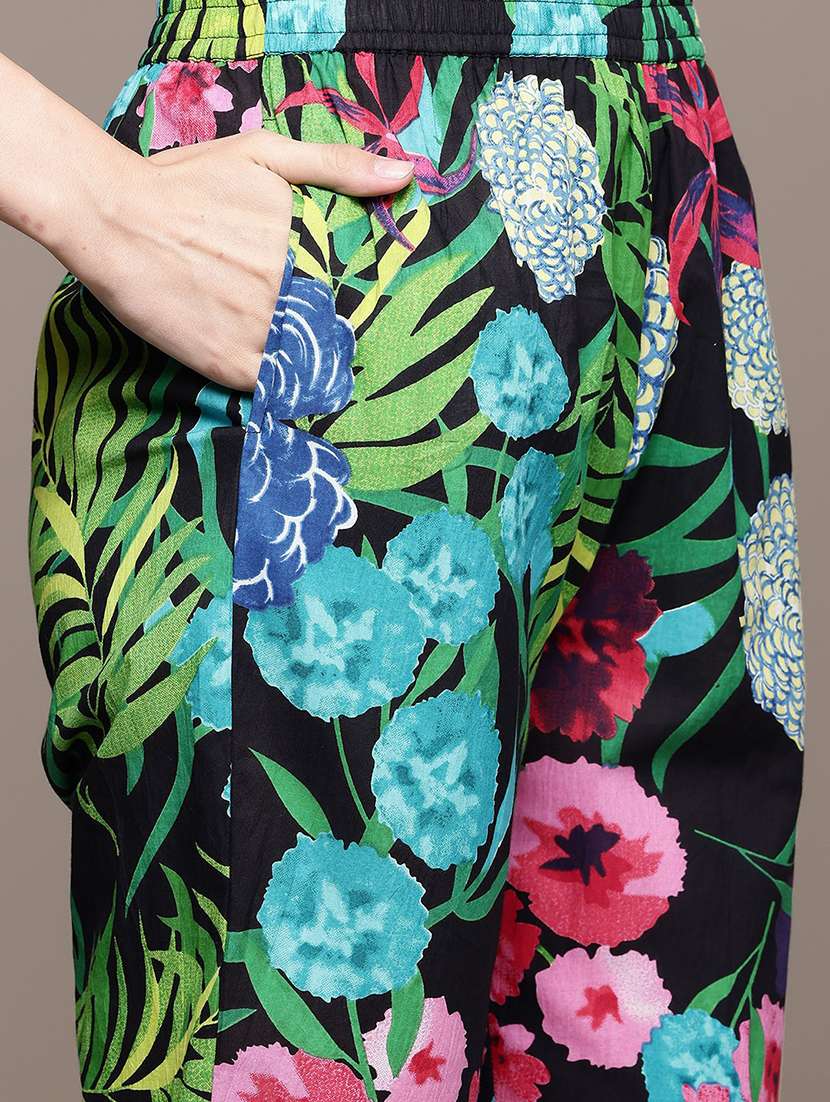 women floral printed cotton co-ord set - 21321952 -  Standard Image - 4