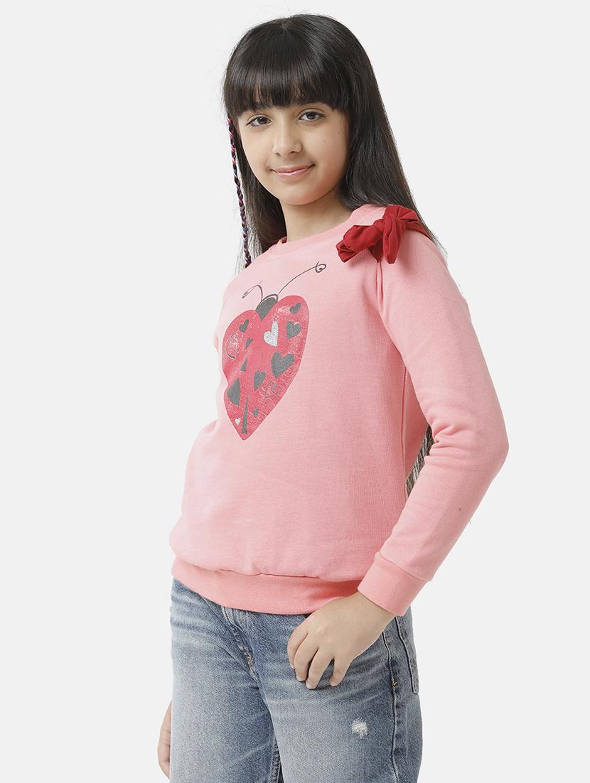 girls long sleeves round neck sweatshirts - 21322014 - Standard Image - 1