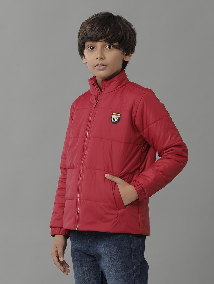 red solids long sleeves jacket - 21322090 - Standard Image - 1