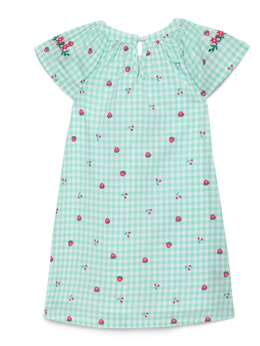 green cotton frock - 21322151 -  Standard Image - 1
