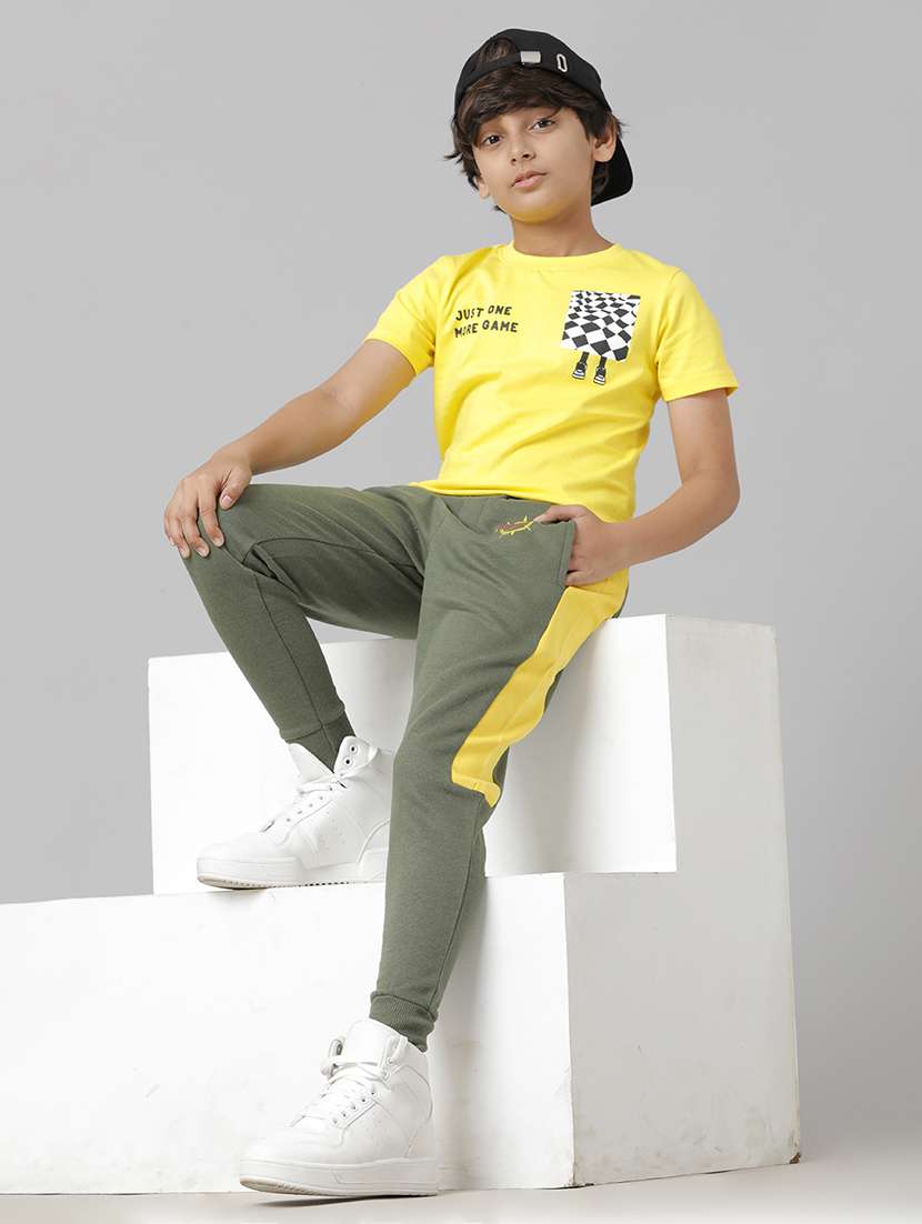 olive cotton track wear - 21322175 -  Standard Image - 1