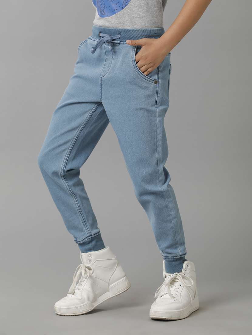 blue cotton track wear - 21322178 -  Standard Image - 1