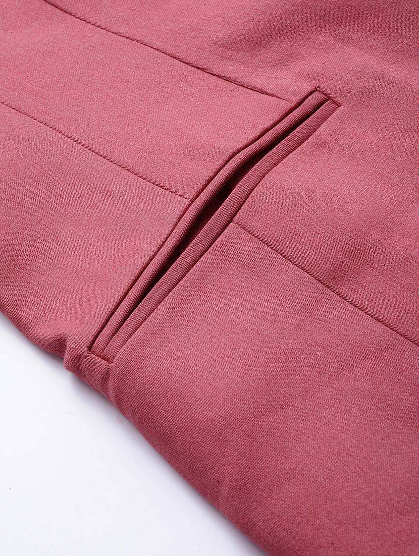 pink solid formal blazer - 21324433 - Standard Image - 6