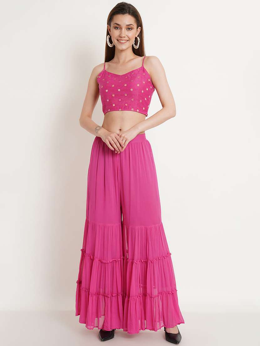 women pink self design co-ord sets - 21324508 - Zoom Image - 0