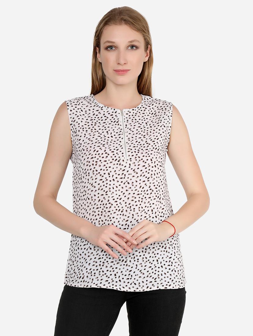 women white polyester regular top - 21324775 - Zoom Image - 0