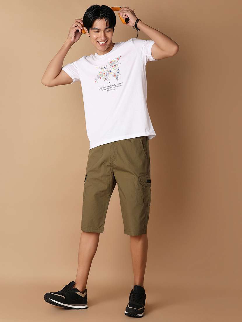 men mid-rise printed three fourth - 21325165 -  Standard Image - 4