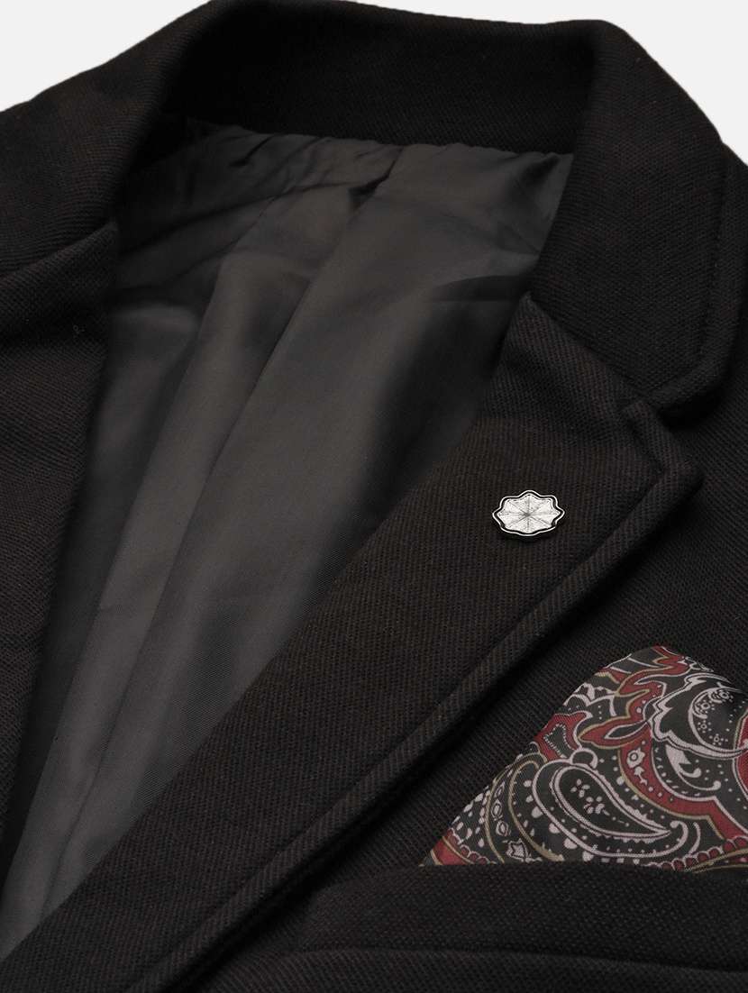 men solid single breasted casual blazer - 21325345 - Standard Image - 6