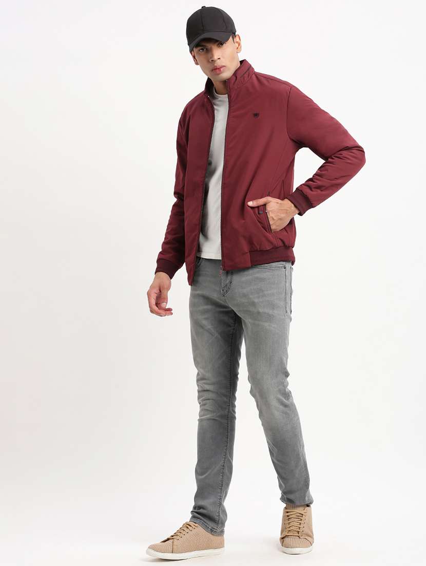 men solid long sleeve casual jacket - 21325445 -  Standard Image - 4